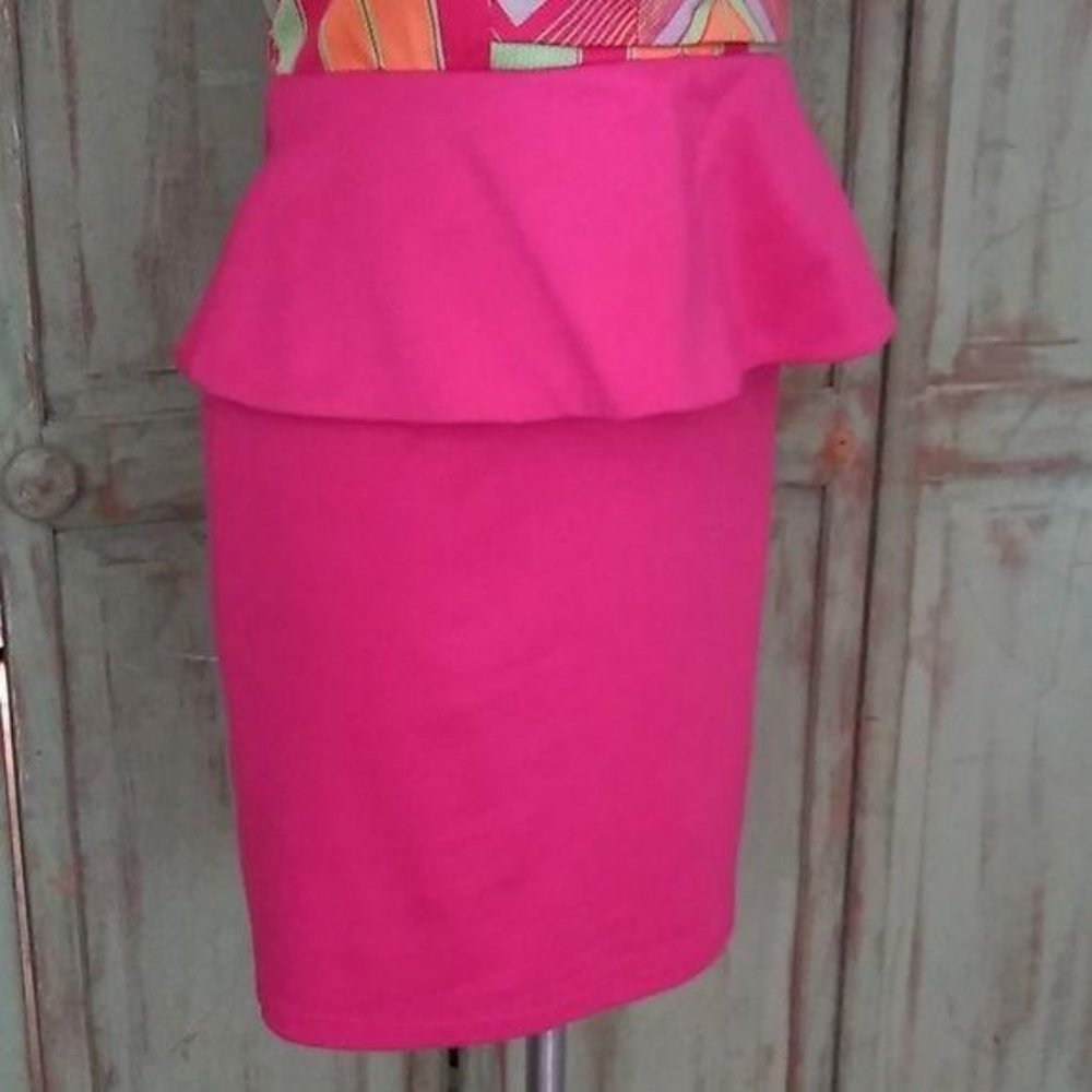 Judith March Dress Sweetheart Peplum Strapless NWT - Picture 4 of 8